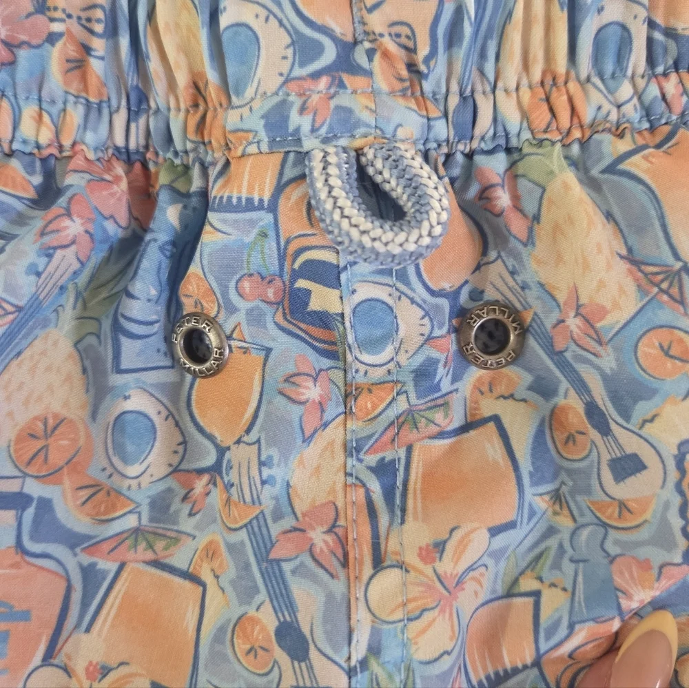 PETER MILLAR Swim Trunks Tiki Time Paradise NWOT M Board Shorts Resort